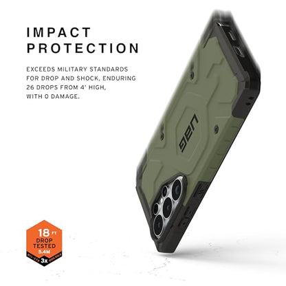 URBAN ARMOR GEAR UAG for Samsung Galaxy S26 Ultra Case 6.9" Pathfinder - Magnetic Charging Compatible Rugged Military Drop Tested Protective Cover, Olive Drab - color: Pathfinder - Olive Drab