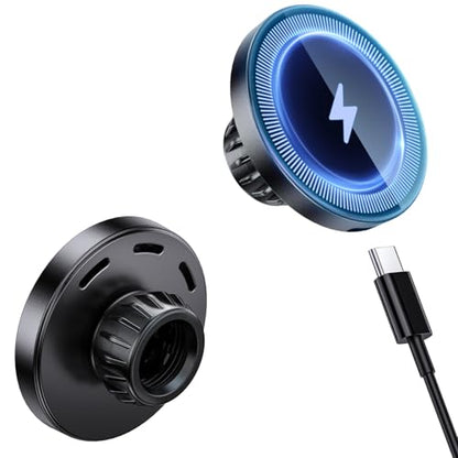 for MagSafe Wireless Charging Phone Holder with 17mm Ball Socket