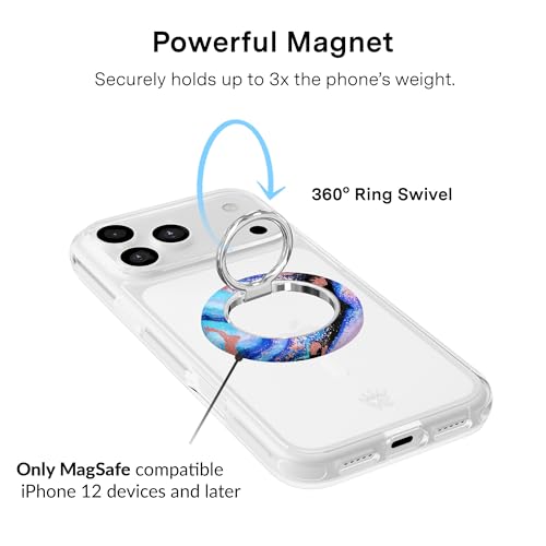 VELVET CAVIAR Compatible with MagSafe Phone Grip - color: Galaxy Glitter