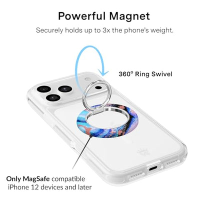 VELVET CAVIAR Compatible with MagSafe Phone Grip - color: Galaxy Glitter