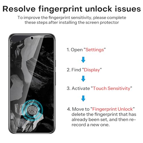 OMOTON 3+2 Pack for Google Pixel 8a Screen Protector 6.1 inch - size: Pixel 8a-6.1 inch