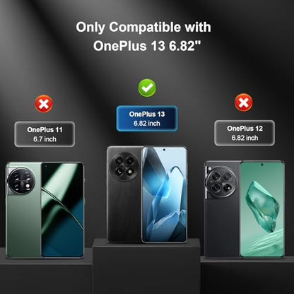 GiiYoon 3 PACK Screen Protector for OnePlus 13 Flexible TPU Film [Support Fingerprint Touch] [HD Full Coverage] [Easy Installation] [Scratch Resistant] - size: OnePlus 13