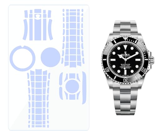 2Pack Protective Film for Rolex Submariner 41mm(No Date) Ref. 124060.