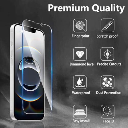 3 Pack Screen Protector Designed for iPhone 16e / 17e with 3 Pack Tempered Glass Camera Lens Protector,Ultra HD Clear,9H Hardness,Easy Install - Case Friendly,Scratch Resistant - color: iPhone 16e / 17e 33