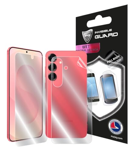 IPG Made for Samsung Galaxy S25 Plus Hydrogel Screen + Back Protector Invisible Touch Screen Sensitive Ultra HD Clear Film Anti Scratch Skin Guard - Smooth / Self-Healing / Bubble -Free for GalaxyS25Plus-FB - size: Full Body (Screen + Back Protector)