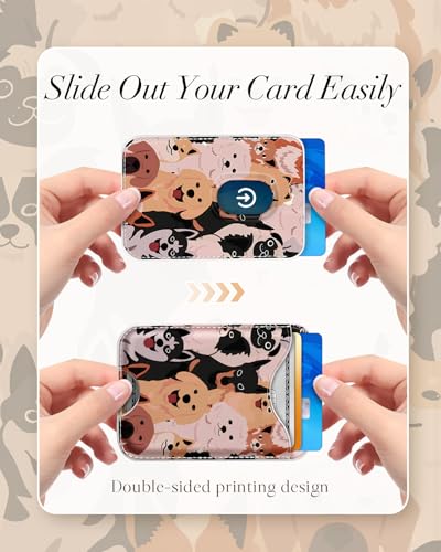 Shorogyt Compatible with Magsafe Wallet for Women, Dog - color: Dog