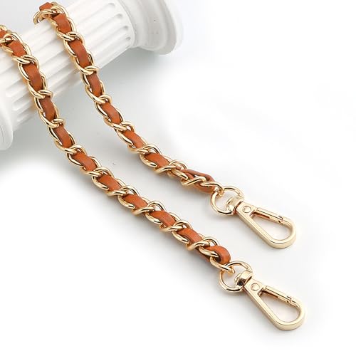 TENOC Universal Metal Phone Wrist Strap/Crossbody Chain - color: C-brown