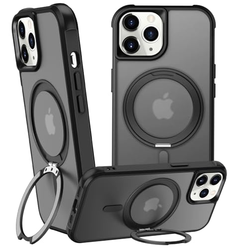 360°Magnetic Swivel Ring for iPhone 11 Pro Max case-Black - color: Black, size: iPhone 11 Pro Max