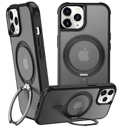 Magnetic Swivel Ring for iPhone 12 Pro Max /13 Pro Max case-Black - color: Black, size: iPhone 12 Pro Max