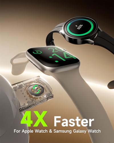 4‑in‑1 Wireless Charging Station with Night Light, for Apple & Samsung