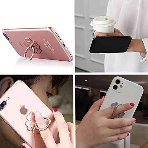 Kinizuxi Phone Ring Holder,360°Rotating Finger Grip Stand (5-Pack)