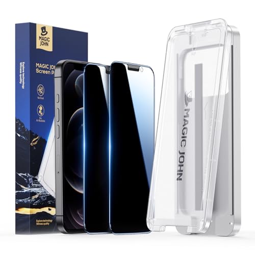 MAGIC JOHN 3rd Gen Upgraded for iPhone 12 Pro Max Privacy Screen Protector - size: iPhone 12 Pro Max-6.7