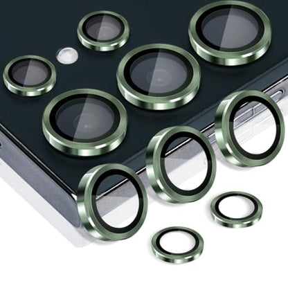 Camera Lens Protector for Samsung Galaxy S23 Ultra, Green - color: Green