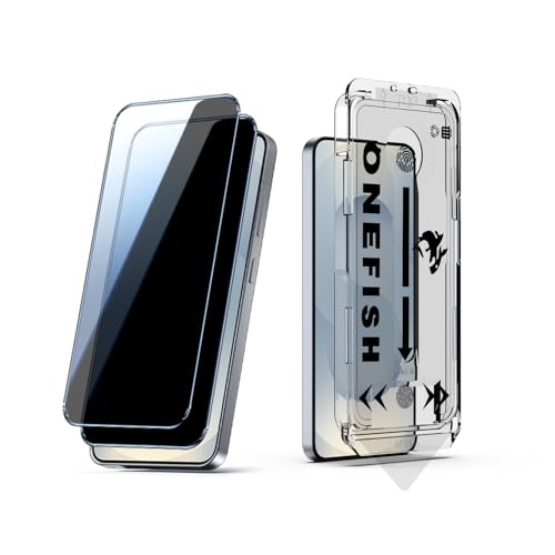 OneFish Privacy Screen Protector Compatible with Samsung Galaxy S25, 2Pack - color: Privacy, size: Galaxy S25