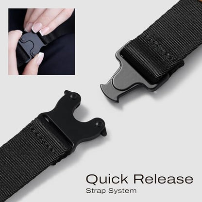 C Coiro Phone Lanyard Crossbody for iPhone, Samsung Universal Adjustable Clip and Go Phone Strap Hands Free Neck Lanyard - color: Black
