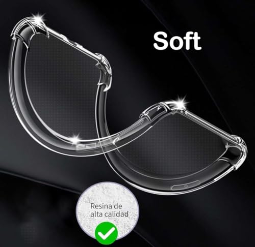 USTIYA Case for Vivo V30 / S18 5G Clear TPU Four Corners Military-Grade Protection Cover Transparent Soft funda