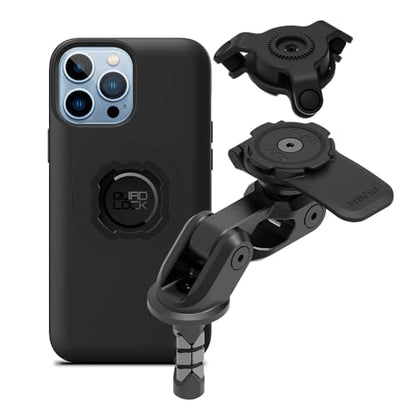 Quad Lock Motorcycle Fork Stem Mount PRO Kit with Vibration Dampener and MAG Phone Case for iPhone 13 Pro Max - size: iPhone 13 Pro Max