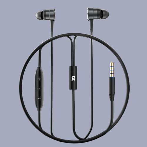 Wired Headphones Deep Bass with Noise-Canceling Mic Earphones In-Ear
