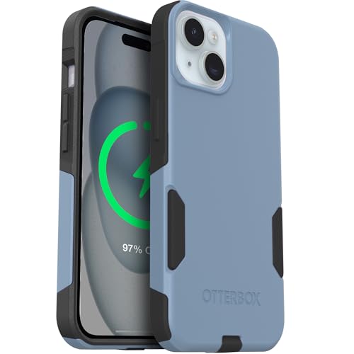 OtterBox iPhone 17e, 16e, 15, 14, 13 Commuter Series Case - Blue & Black | 3X Military Drop Protection - Slim - Dual-Layer Shockproof Design - Pocket-Friendly - Raised Edges - Port Covers - color: Blue/Black