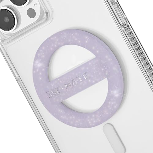 Case-Mate Magnetic Phone Loop Grip - MagSafe Holder - Purple Sparkle - color: Purple Sparkle