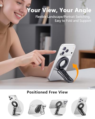 for Magsafe Phone Grip & Magnetic Ring Holder - color: Black