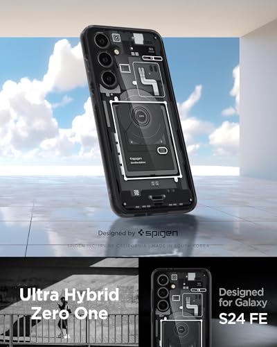 Spigen for Galaxy S24 FE Case, Ultra Hybrid [No Magnet Ring] [Anti-Yellowing] - Zero One - color: Zero One, size: Galaxy S24 FE