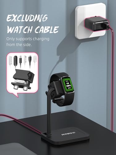 Adjustable Universal Smart Watch Dock & Fitness Tracker Stand - color: Black Watch Dock