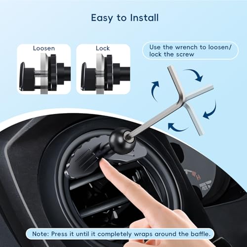 Magnetic Phone Mount for Jeep Wrangler 2018-2023 Gladiator JT 2020-2023 - style: Magnetic Mount