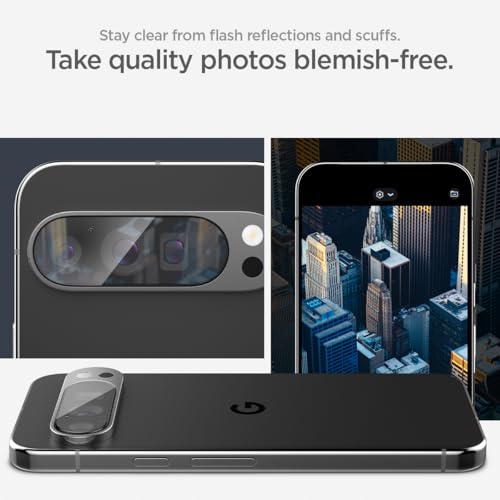 Spigen Glas.tR EZ FIT Optik Camera Lens Protector for Pixel 9 Pro XL - size: Pixel 9 Pro XL