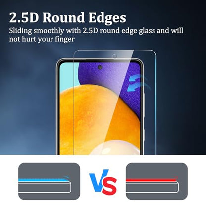 3 Pack Screen Protector for Samsung Galaxy A52 5G - size: Galaxy A52 3+2 Pack