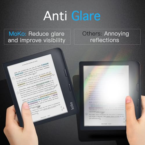 MoKo 3 Pack Anti-Glare Screen Protector for 7 inch Kobo Libra Colour 2024 - size: 3 Pack