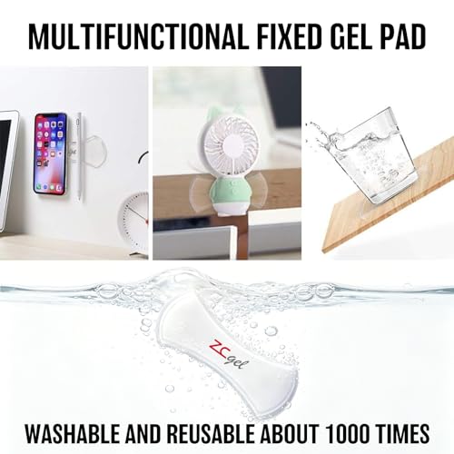 Car Dashboard Sticky Pad (2 Pack), Larger Size Reusable and Washable Anti-Slip Cell Pads with Strong Adhesive, Can Hold Cell Phones, Sunglasses, Coins ect. (7.5" x 5.5")
