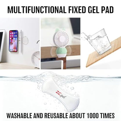 Car Dashboard Sticky Pad (2 Pack), Larger Size Reusable and Washable Anti-Slip Cell Pads with Strong Adhesive, Can Hold Cell Phones, Sunglasses, Coins ect. (7.5" x 5.5")