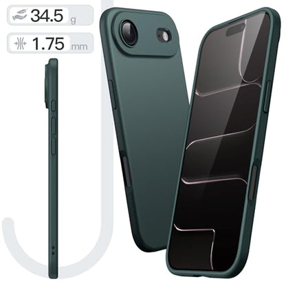 JETech Slim Case for iPhone Air, Midnight Green - color: Midnight Green