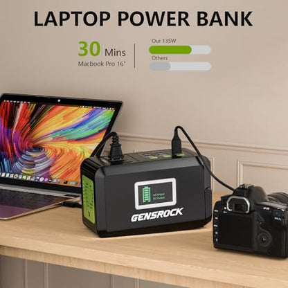 GENSROCK Portable Power Bank, 24,000mAh Portable Laptop Charger - color: Green