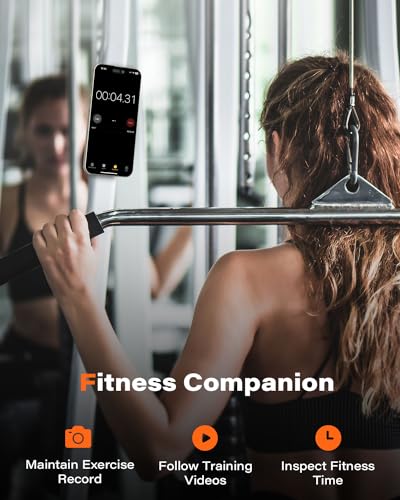 A2C Fitness Phone Mount for MagSafe, 17 N54 Strong Magnet, Adjustable Strap