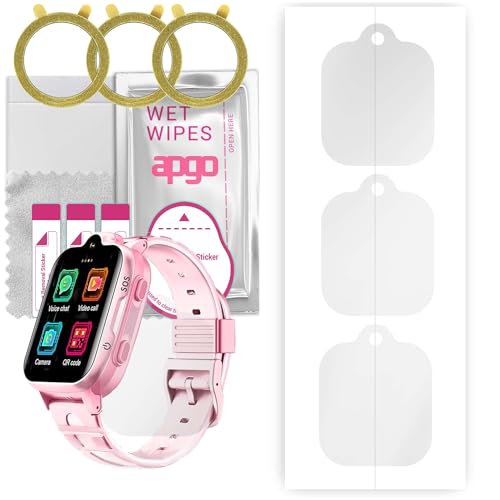 apgo 3x Hydrogel Ultra-Clear Screen Protector for MJVV MB001, Hydrogel Film, Flexible, Soft TPU with positioning layer easy installation