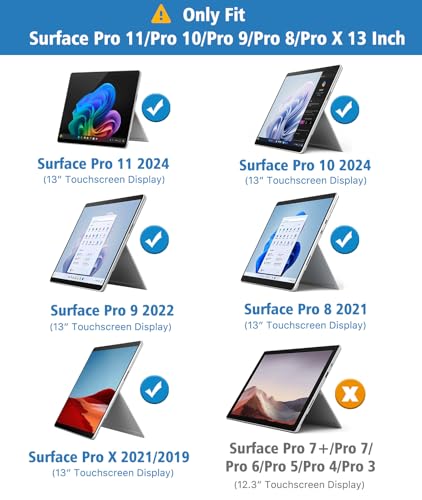 TiMOVO 2 Pack Paper Screen Protector for Surface Pro 11/10/9/8/X 13 Inch