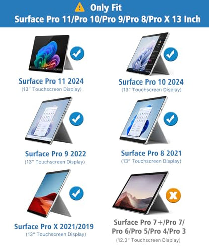 TiMOVO 2 Pack Paper Screen Protector for Surface Pro 11/10/9/8/X 13 Inch