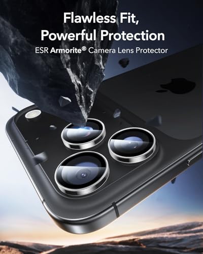 ESR for iPhone 17 Pro Max/17 Pro Camera Lens Protector, 1 Pack, Clear - color: Clear