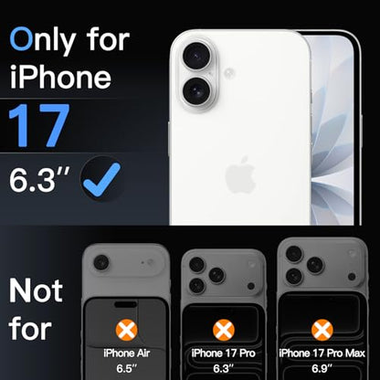 JETech Camera Lens Protector for iPhone 17, Clear, 3-Pack | 9H Tempered Glass, HD Clear, Anti-Scratch Protection, Night Shot Compatible, Case-Friendly - size: iPhone 17