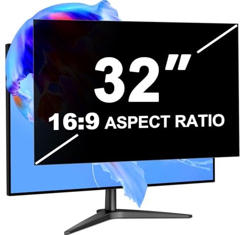 32 Inch Privacy Screen for Computer Monitor 16:9 Aspect Ratio - size: For Laptop 32 Inch 16:9