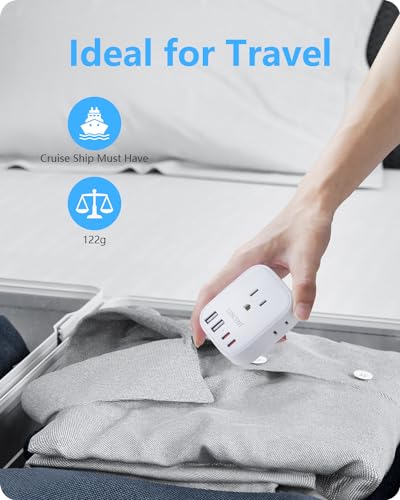 LENCENT 3 Pack US to UK Ireland Travel Plug Adapter, Grounded Type G Plug - style: Type G-3Pack-UK Ireland