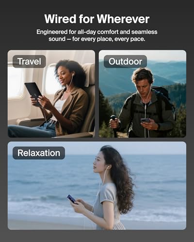 Belkin ANC Wired Earbuds, USB-C Connector, Active Noise Cancelling - color: White