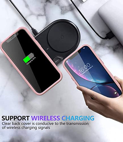 Diverbox for iPhone Xr Case [Shockproof] [Dropproof] [Dust-Proof],Heavy Duty Protection Phone Case Cover for Apple iPhone XR (Pink) - color: Pink-3in1