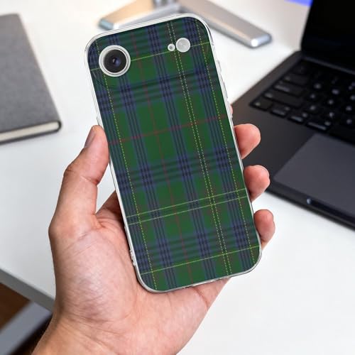 Classic Kennedy Clan TartanAnti-Yellowing Soft TPU Phone Case for iPhone 17, Shockproof and Scratch-Resistant Case - color: transparent-style-8