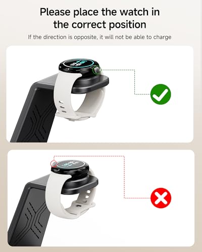 Charger for Google Pixel Watch 3/2 (Not for Pixel Watch 4/1), 3 in 1 Wireless Charging Station for Google Pixel 10a/10 Pro/10/9a/9 Pro/9/8/7, for Pixel Buds Pro 2/Pro, SwanScout C01G2