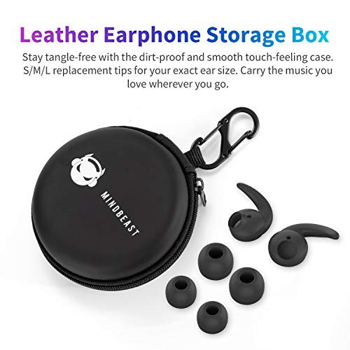 MINDBEAST Noise Cancelling Headphones Wired Earbuds with Microphone