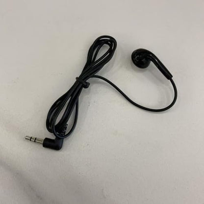 Single Earphone 3.5mm Plug, Mono Earbuds Headphone Low Cost Ear Buds for One Ear, Compatible with Android Smartphones MP3 Players