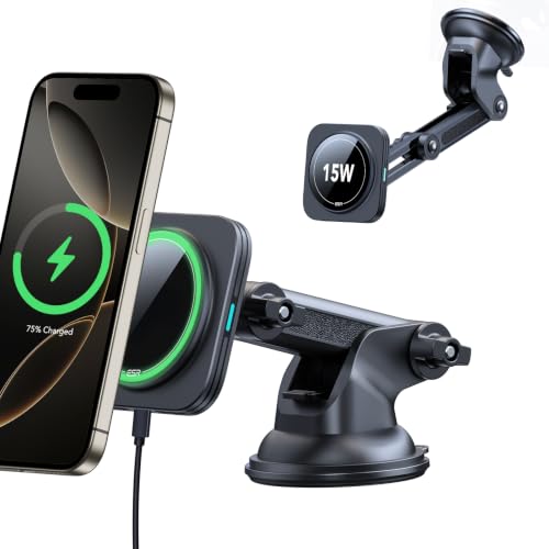 ESR for 15W MagSafe Car Mount Charger for iPhone Duo/18 Pro/17-12, S26/S25